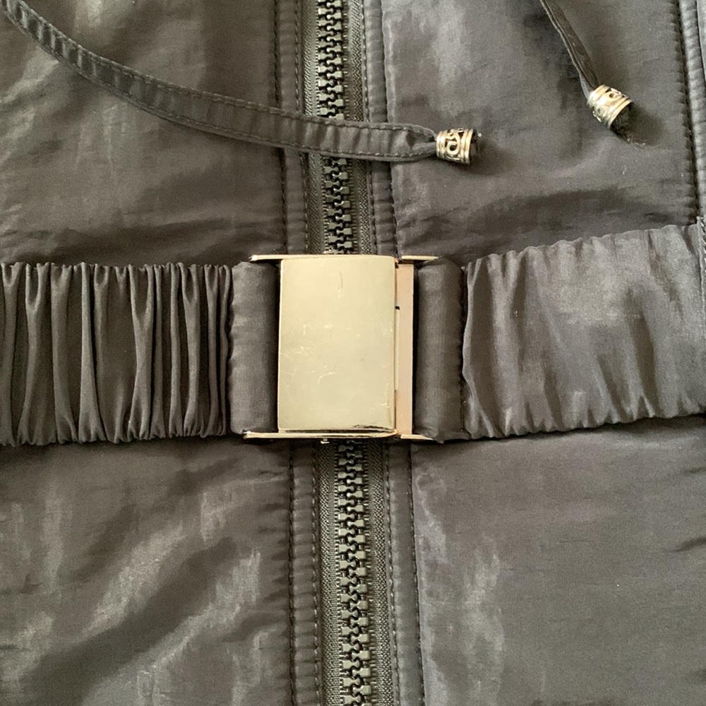 ❄️ Laundry by Shelli Segal black puffer coat. Size L. - Picture 8 of 13